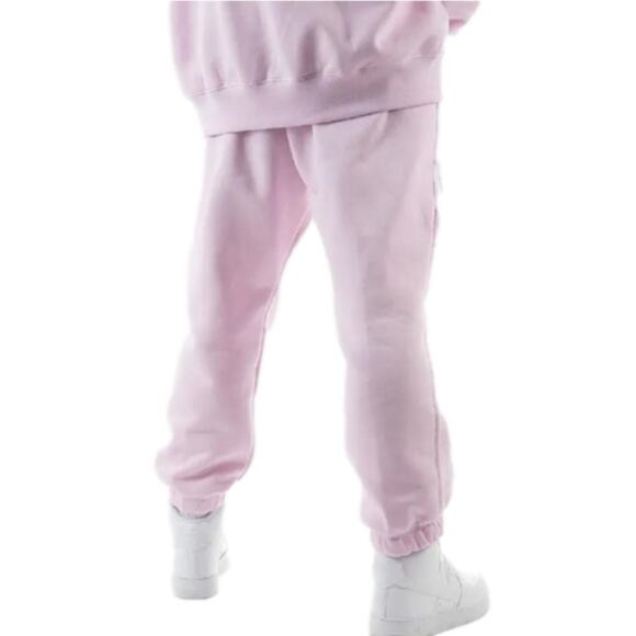 Nike Women's cozy Swoosh Fleece Joggers Regal Pink White plus size 3X new! - Picture 2 of 9